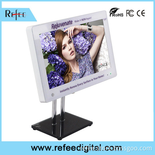 Refee 15.6\'\' lcd advertising display for cosmetic counter,tabletop jewelry display cases